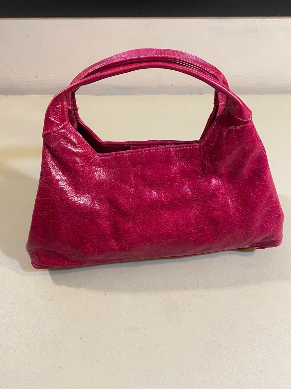 Aldo Hot Pink Leather Shoulder Bag
